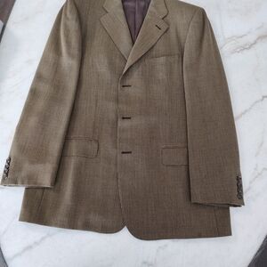 Vintage Ermenegildo Zegna Tan Blazer